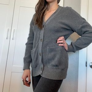 Pact button cardigan